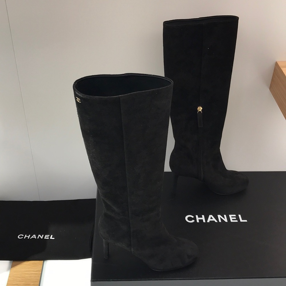 Chanel 90mm CC-Polis High Boot - Picture 3 of 6